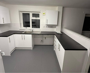 Kitchen and Bathroom 